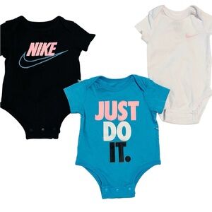 Nike Kids Bodysuits - Black, Blue, White 3 mo